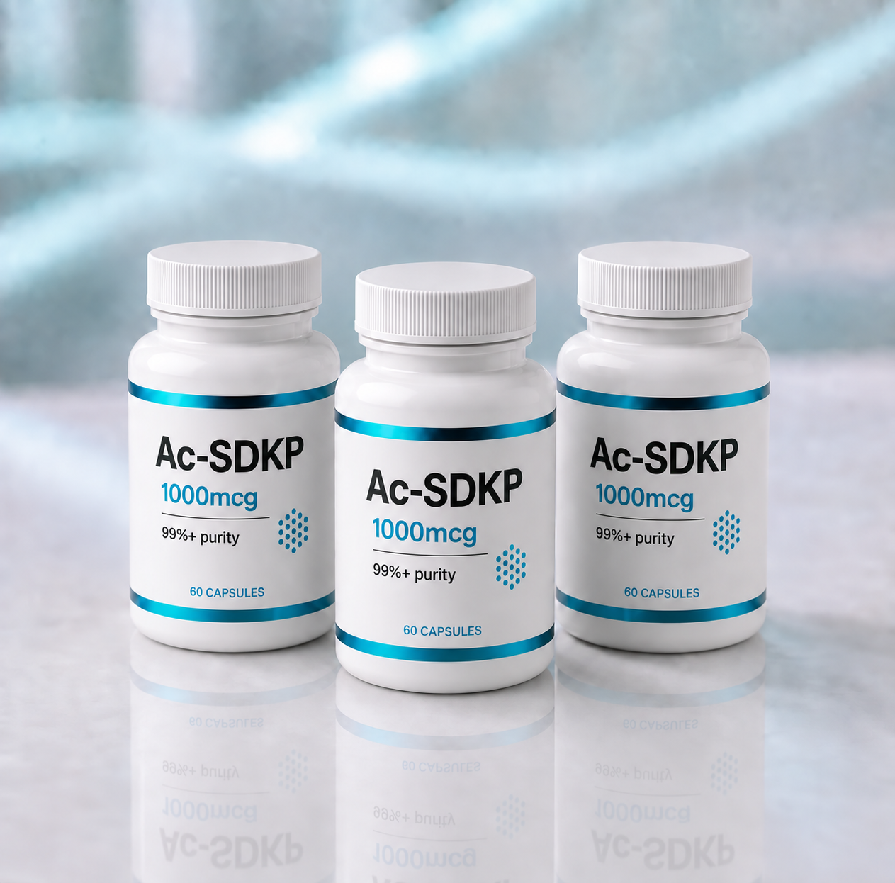 Ac-SDKP (TB-500 Fragment 1-4), mock product photograph