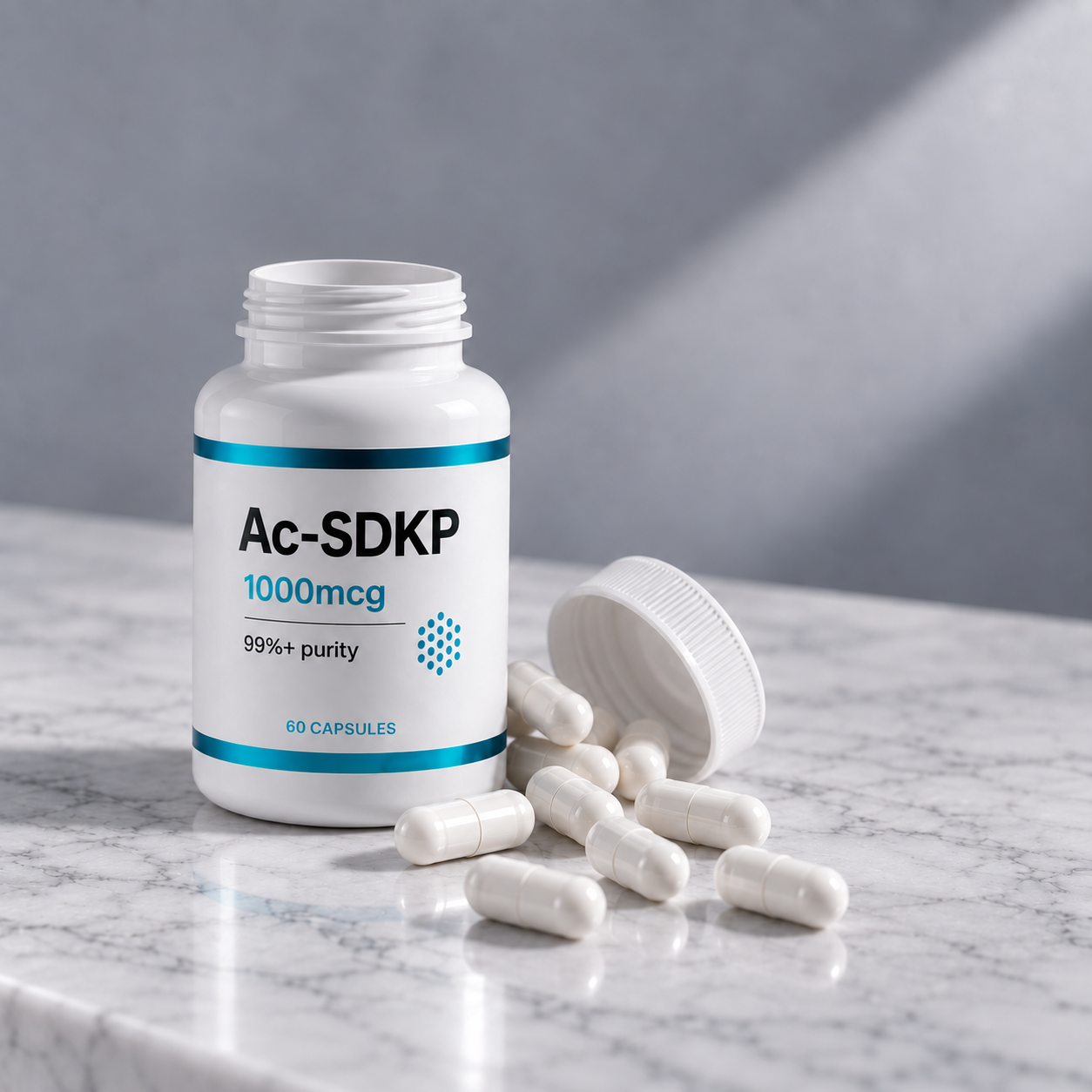 Ac-SDKP (TB-500 Fragment 1-4), mock product photograph