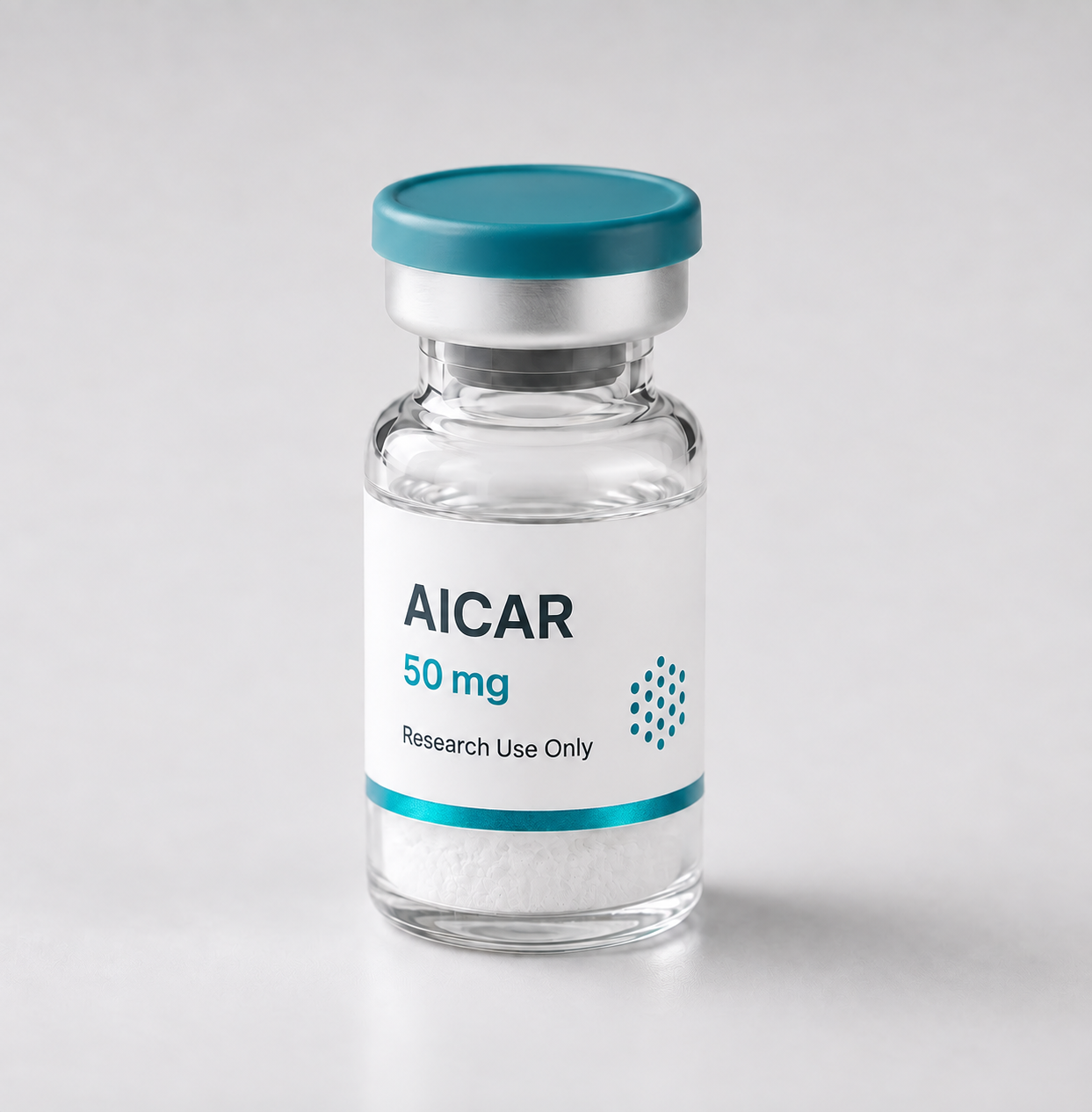 AICAR vial, mock product photograph