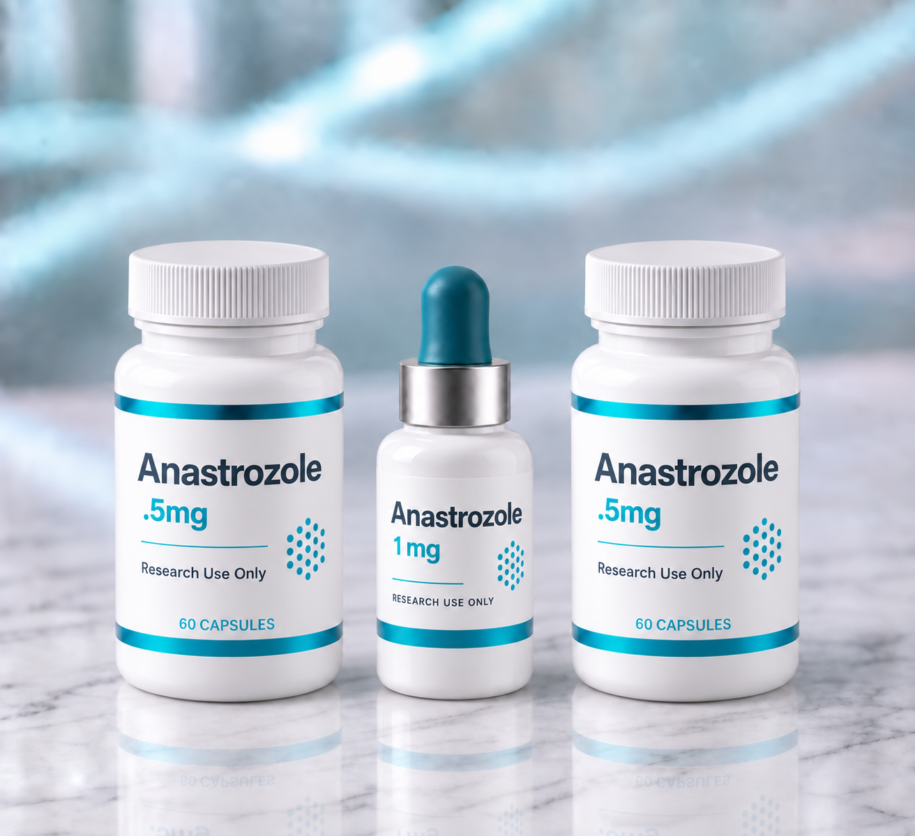 Anastrozole, mock product photograph