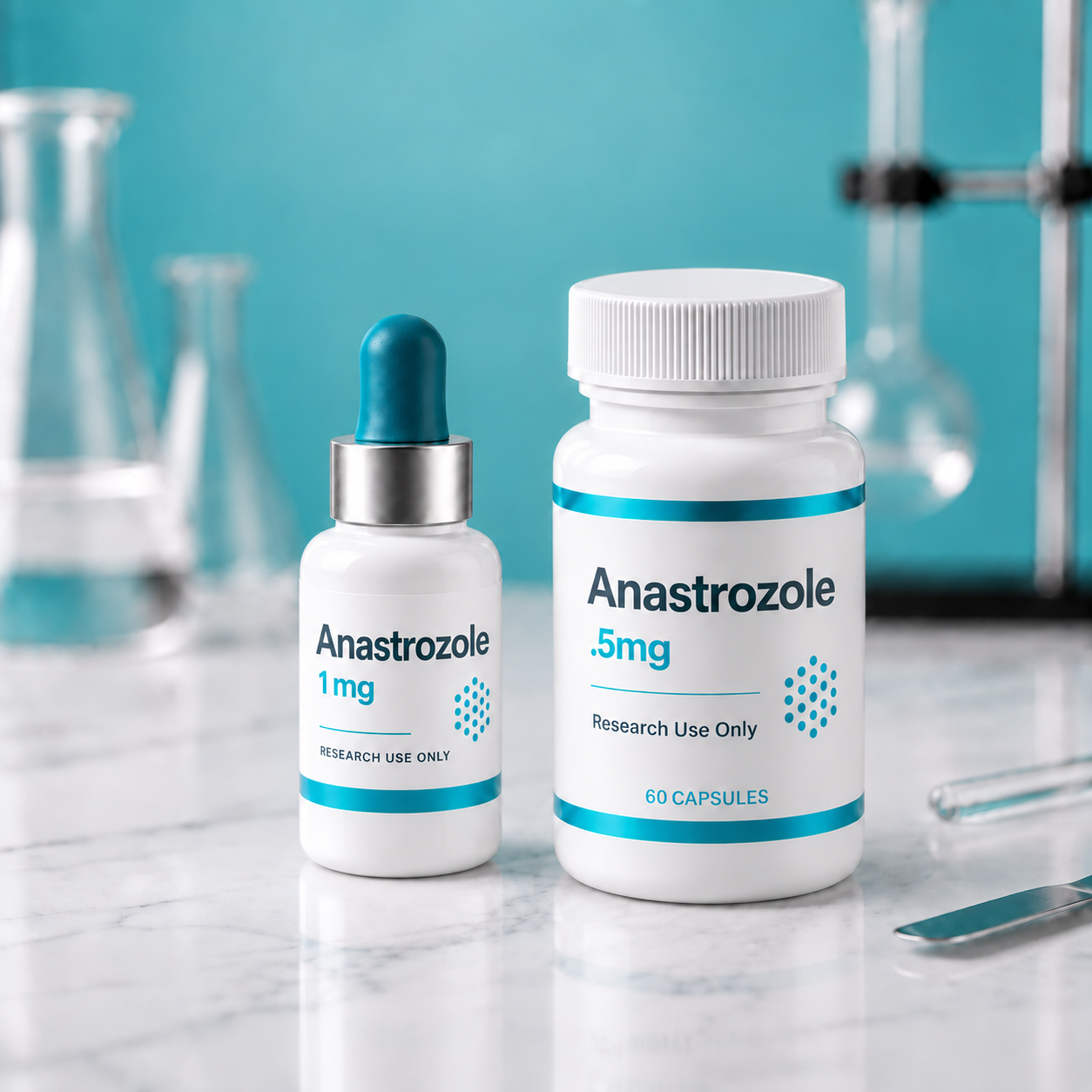 Anastrozole, mock product photograph