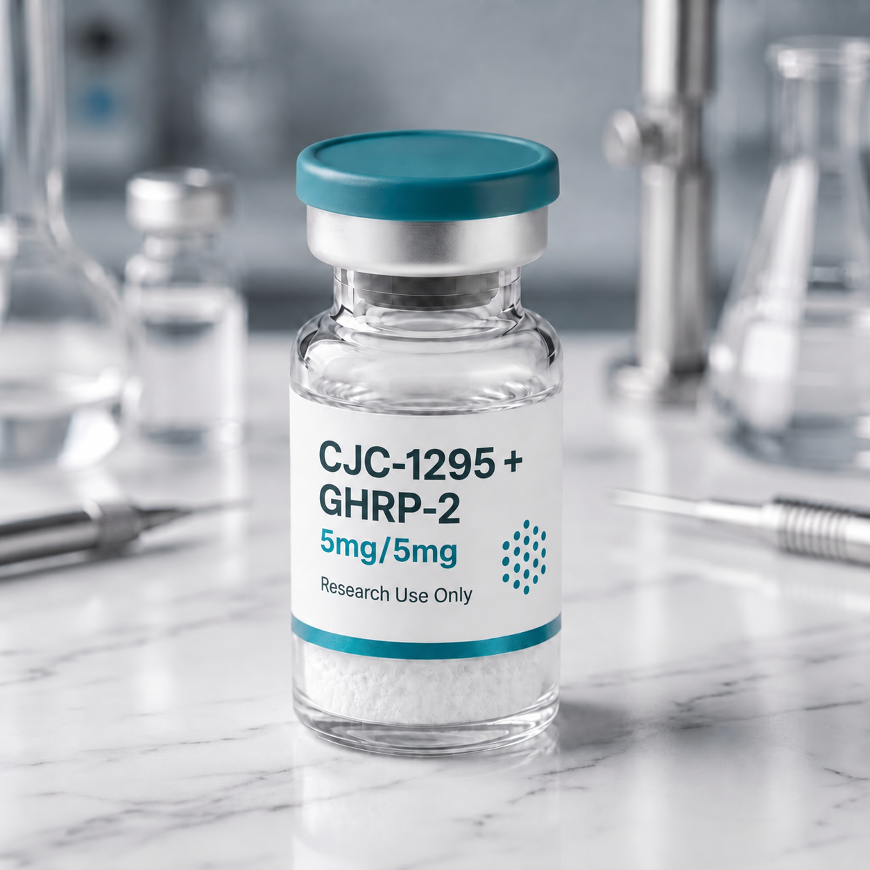 CJC-1295 (no DAC) + GHRP-2 blend vial