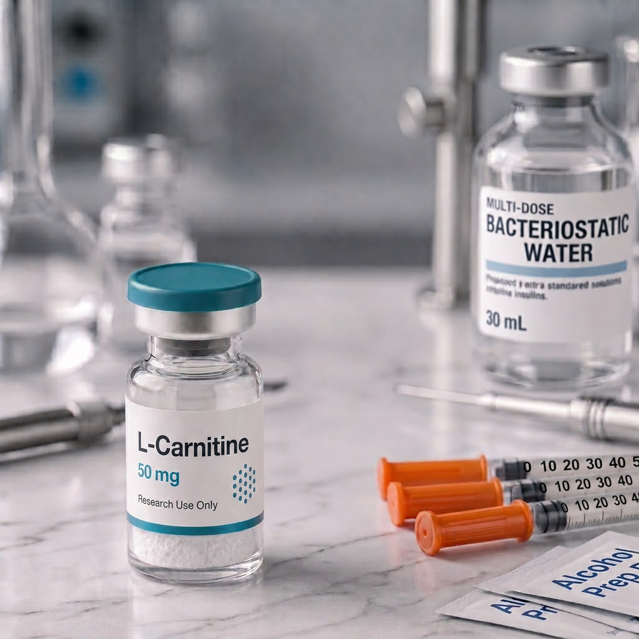 L-Carnitine (Levocarnitine), mock product photograph