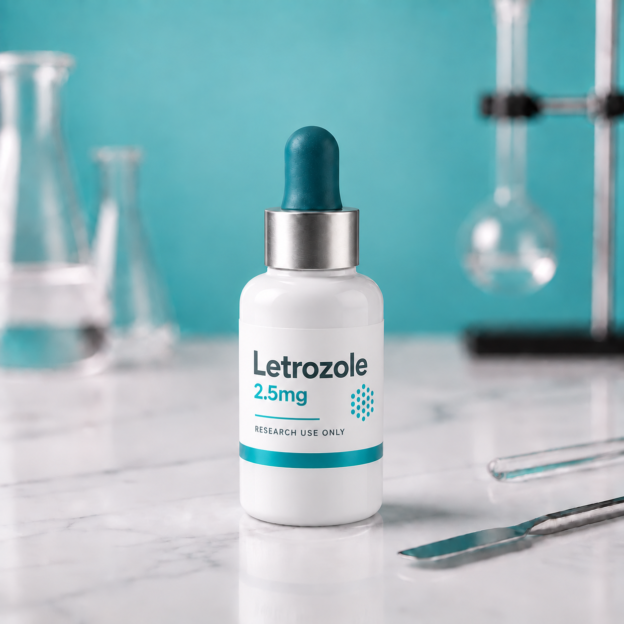 Letrozole, mock product photograph