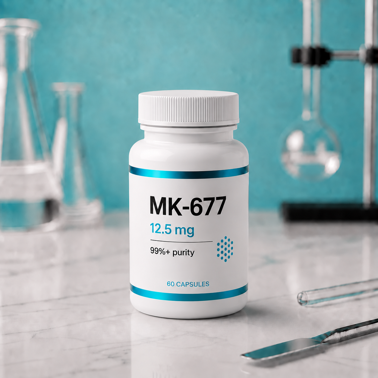 MK-677 (Ibutamoren), mock product photograph