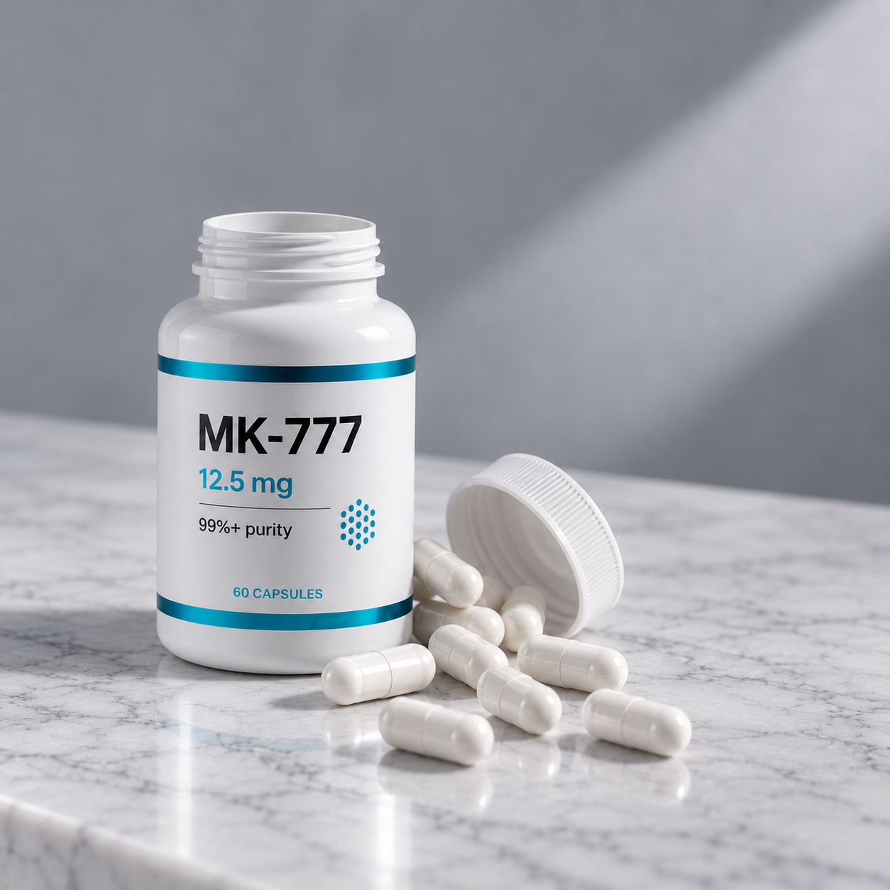 MK-777, mock product photograph