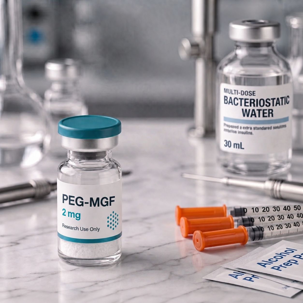 PEG-MGF, mock product photograph