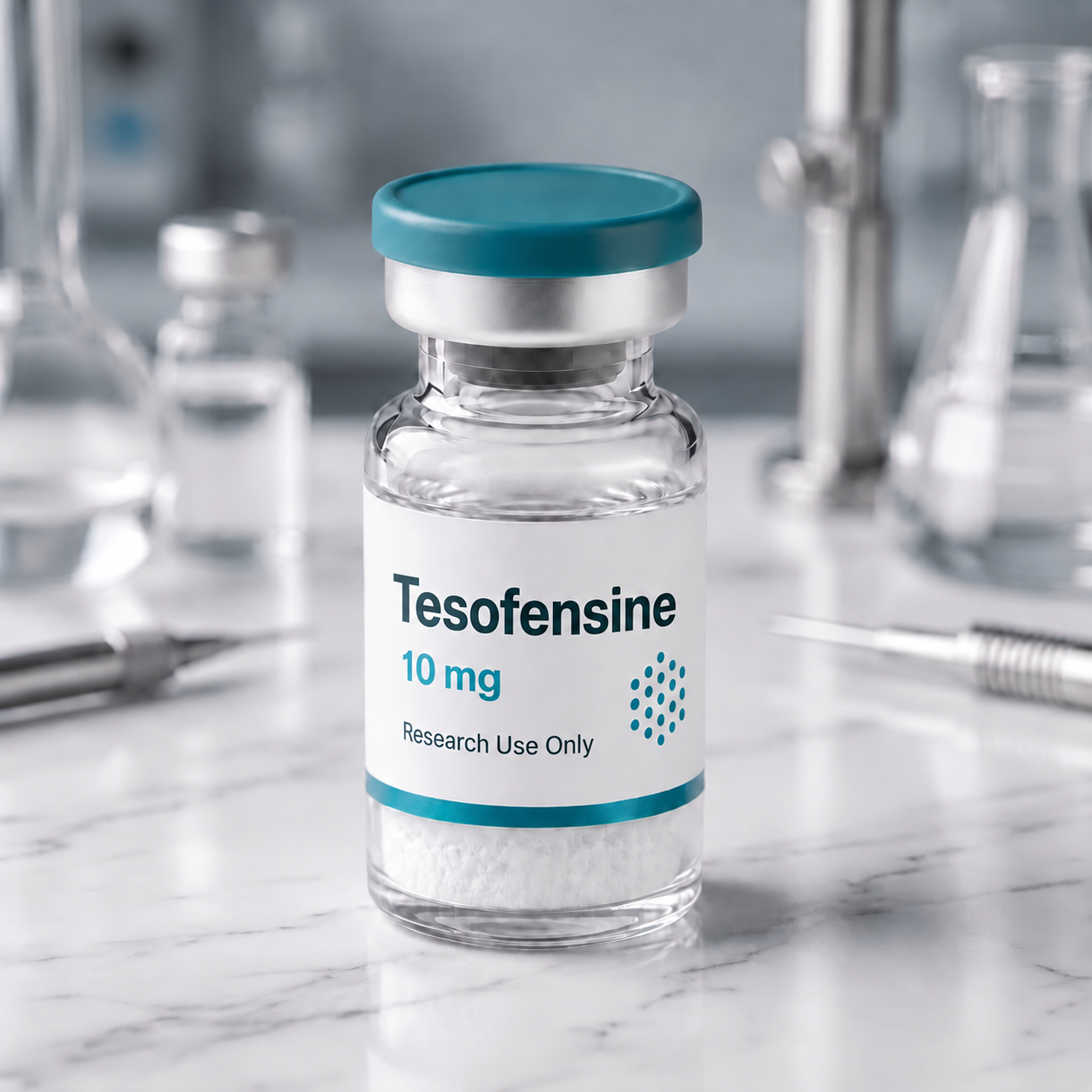 Tesofensine vial, mock product photograph